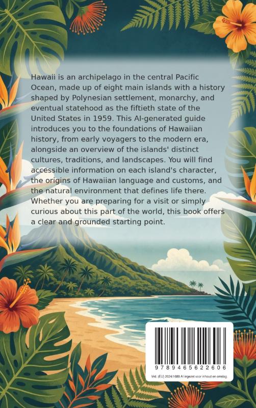 Achterkant van All About Hawaii