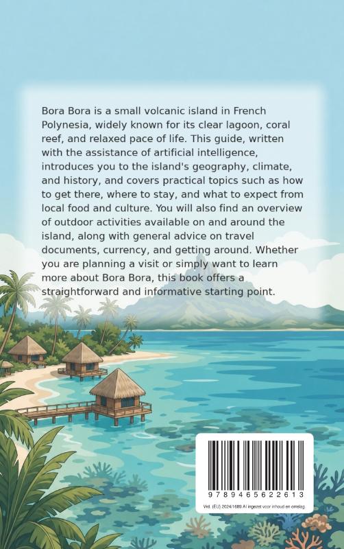 Achterkant van All About Bora Bora