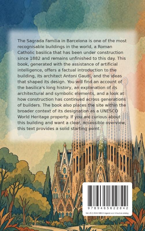 Achterkant van World Heritage: Sagrada Familia