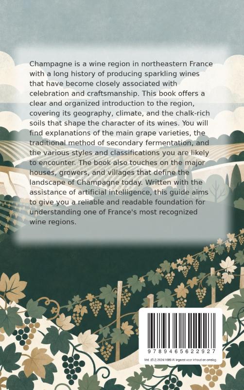 Achterkant van Wine Region: Champagne