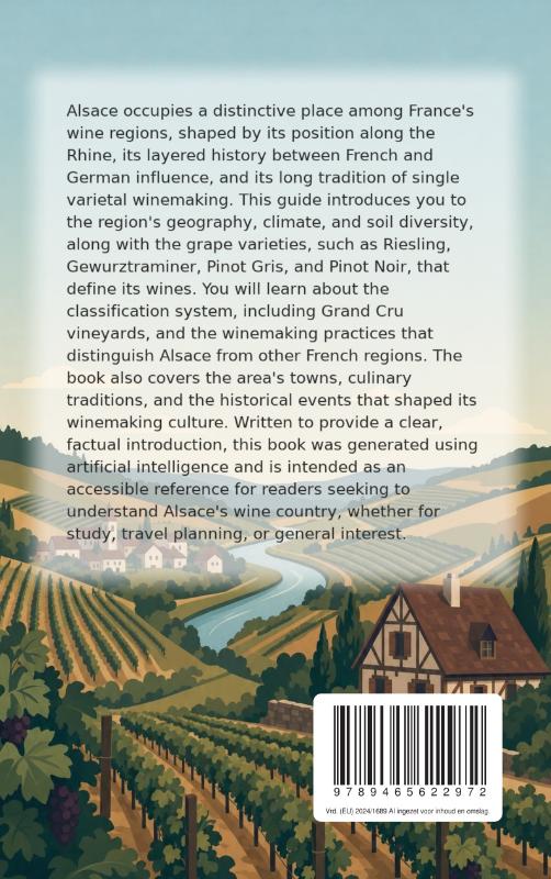 Achterkant van Wine Region: Alsace