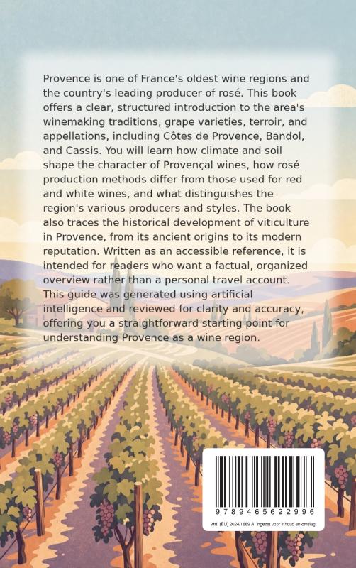 Achterkant van Wine Region: Provence