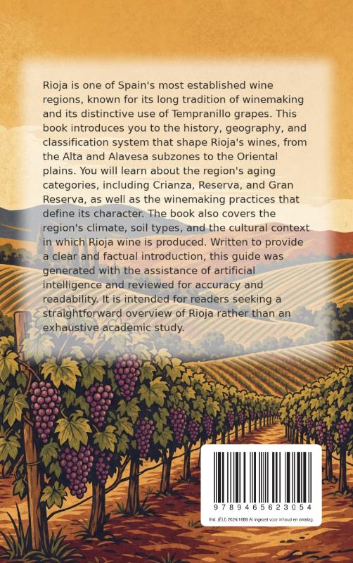 Achterkant van Wine Region: Rioja