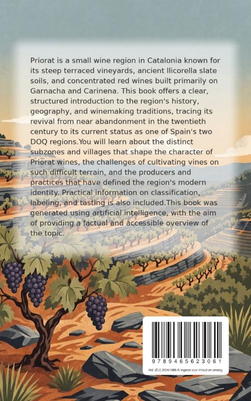 Achterkant van Wine Region: Priorat