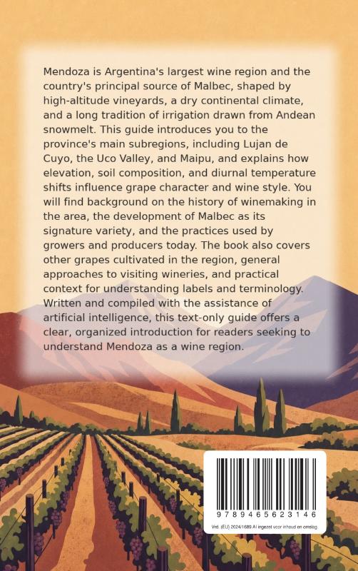 Achterkant van Wine Region: Mendoza