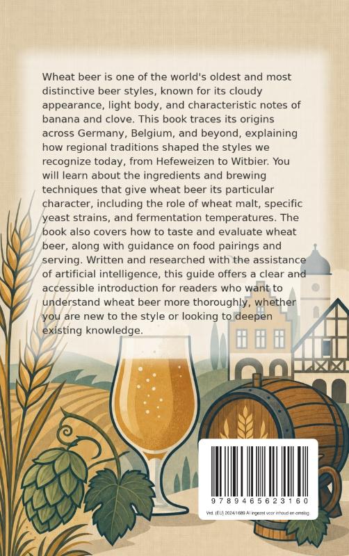 Achterkant van All About Wheat Beer