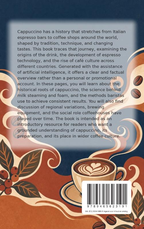 Achterkant van The World of Cappuccino