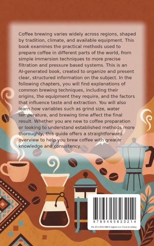 Achterkant van The World of Coffee Brewing Methods