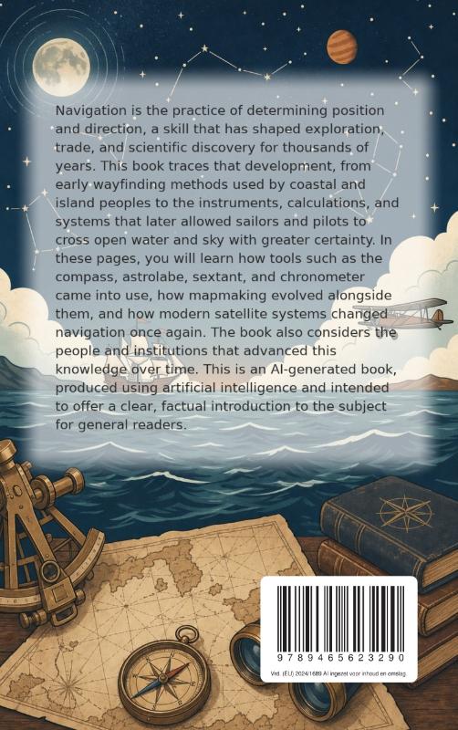 Achterkant van The History of Navigation