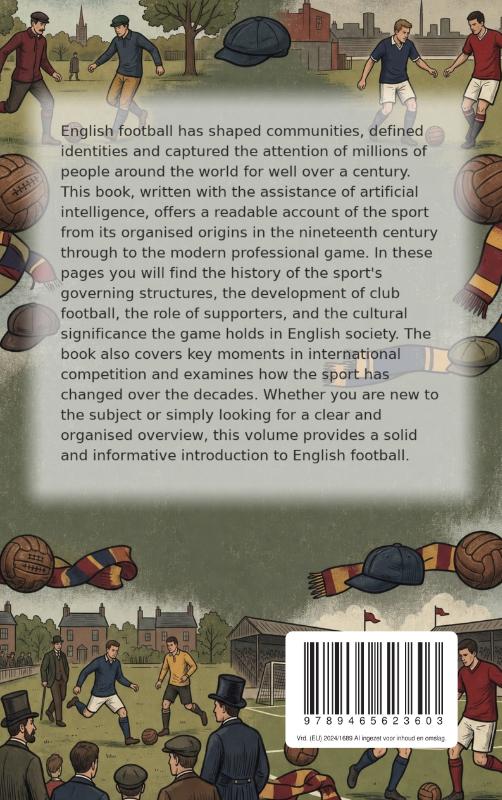 Achterkant van English Football