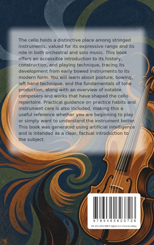 Achterkant van All About the Cello
