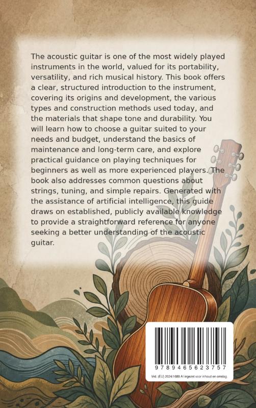 Achterkant van All About the Acoustic Guitar