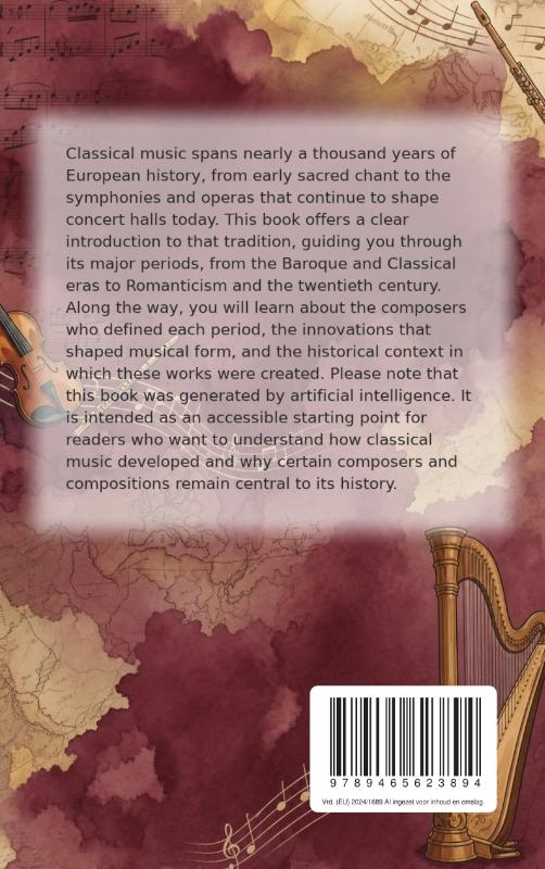 Achterkant van The World of Classical Music