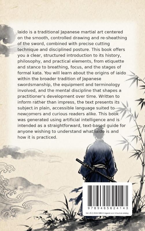 Achterkant van All About Iaido