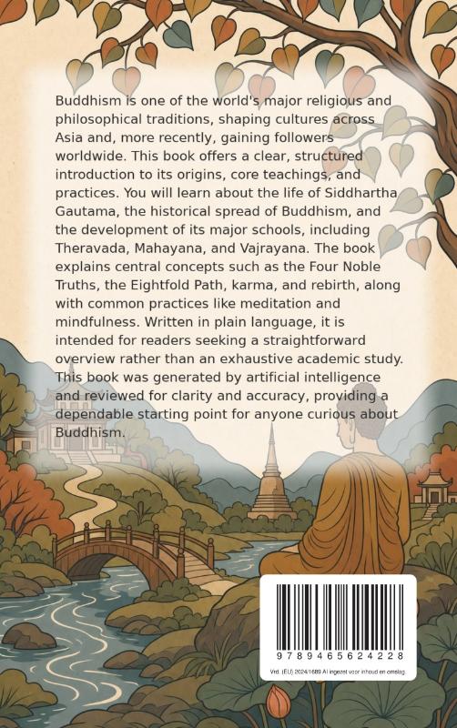 Achterkant van All About Buddhism