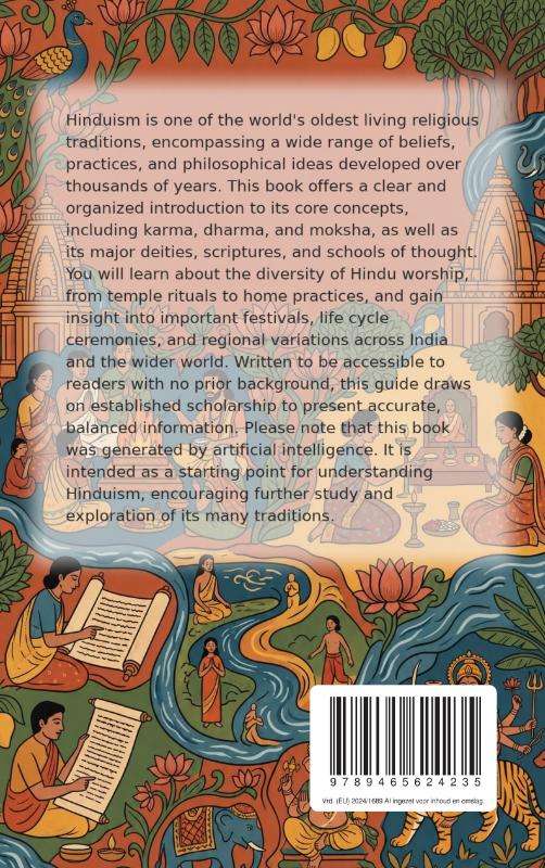 Achterkant van All About Hinduism