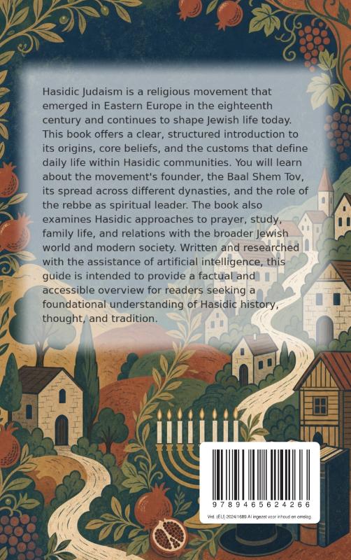 Achterkant van All About Hasidic Judaism