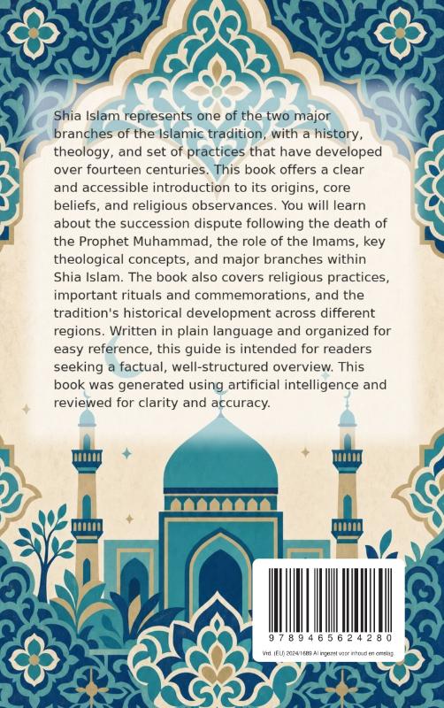 Achterkant van All About Shia Islam