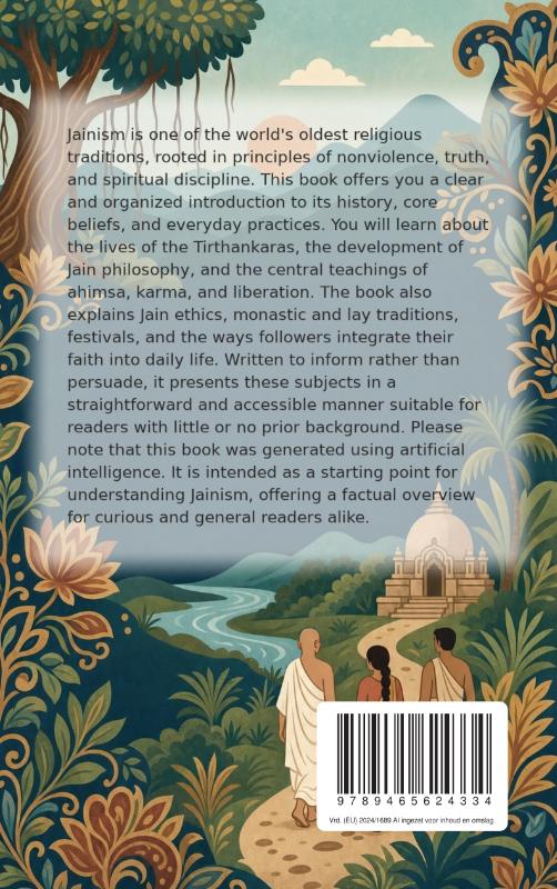 Achterkant van All About Jainism