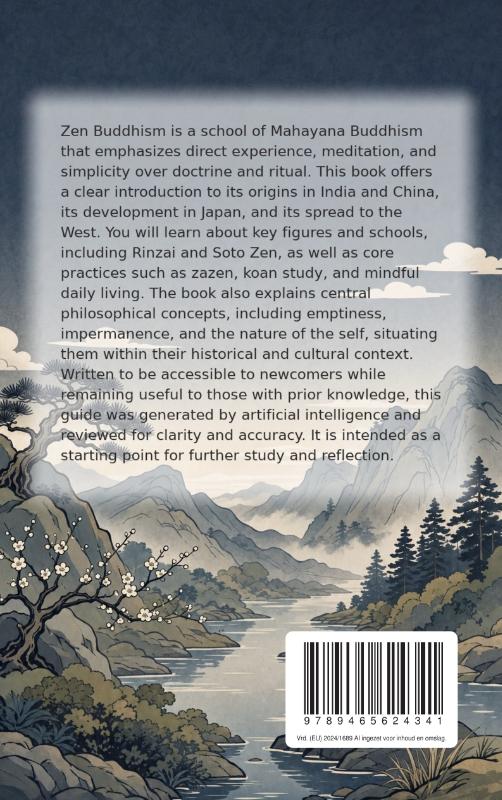 Achterkant van All About Zen Buddhism