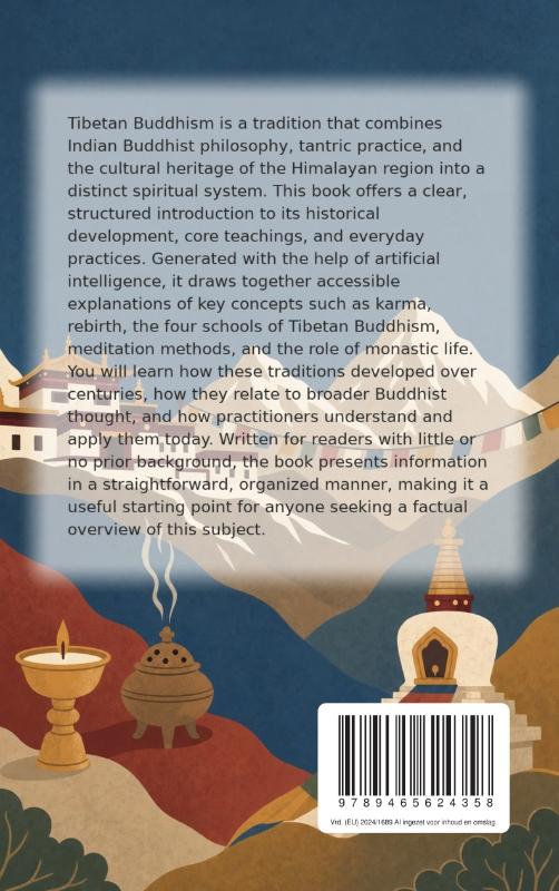Achterkant van All About Tibetan Buddhism