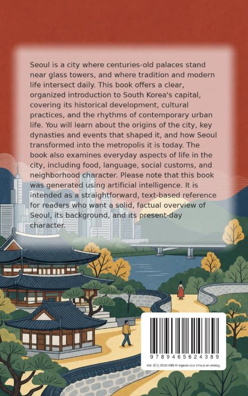 Achterkant van All About Seoul