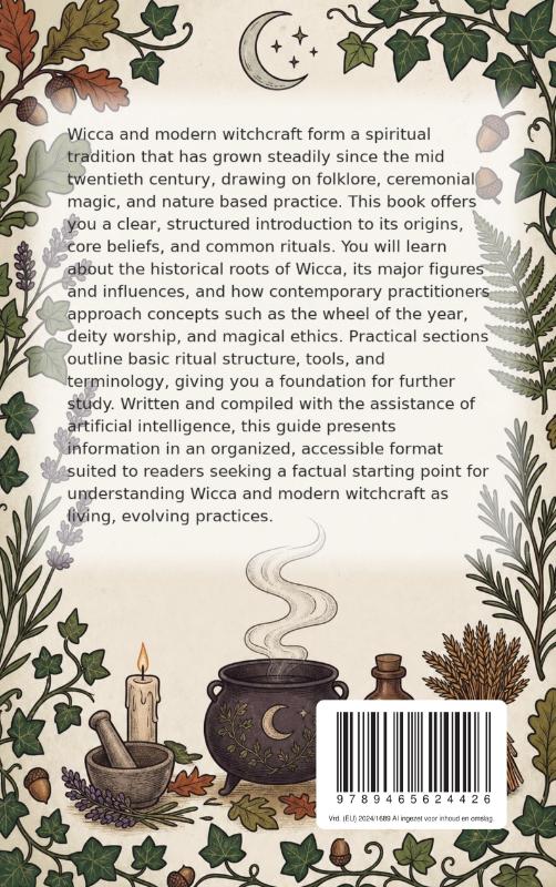 Achterkant van All About Wicca and Modern Witchcraft