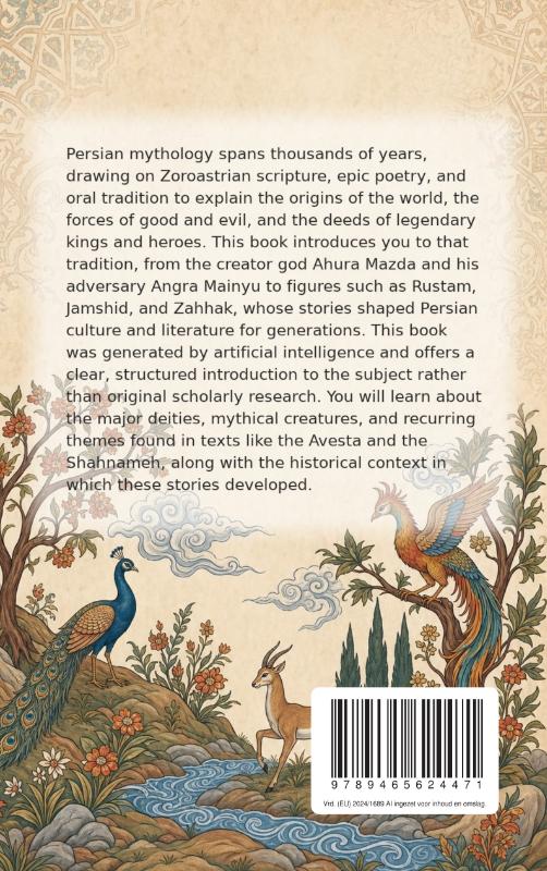 Achterkant van All About Persian Mythology