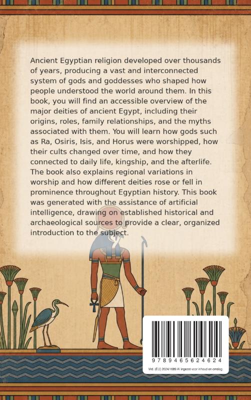 Achterkant van All About the Egyptian Gods