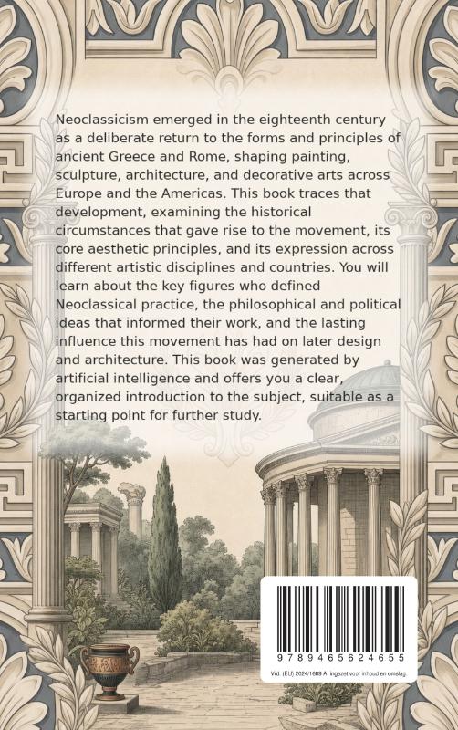 Achterkant van All About Neoclassicism