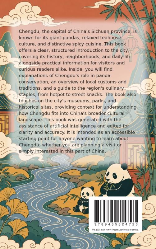 Achterkant van All About Chengdu