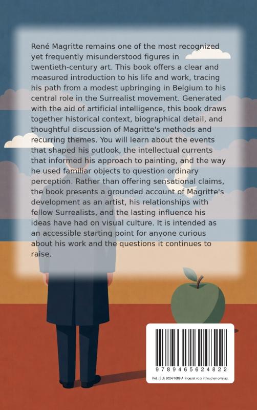 Achterkant van All About René Magritte