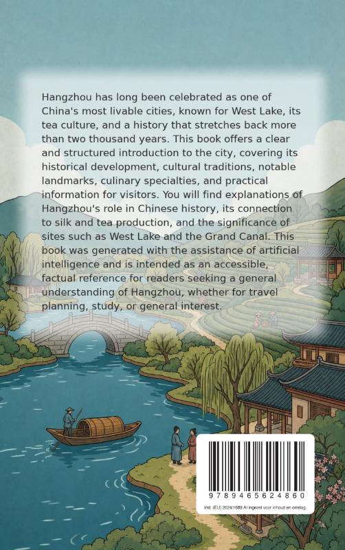 Achterkant van All About Hangzhou