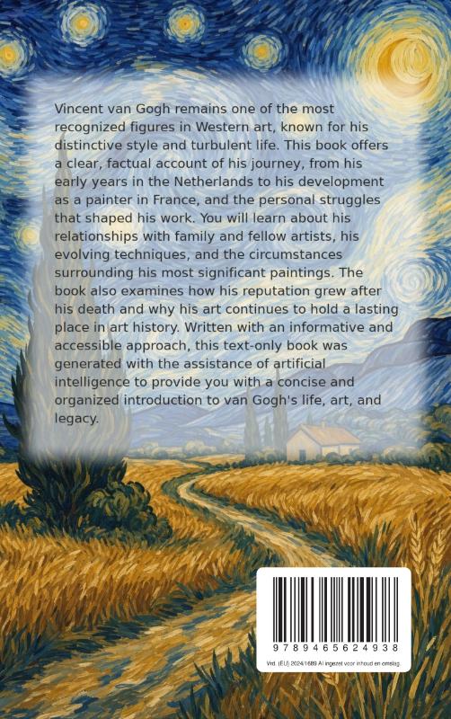 Achterkant van All About Vincent van Gogh
