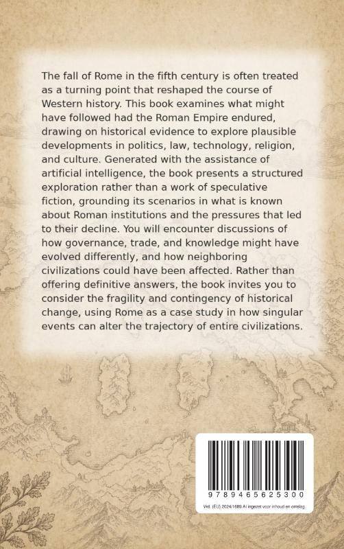 Achterkant van What If Rome Had Never Fallen?