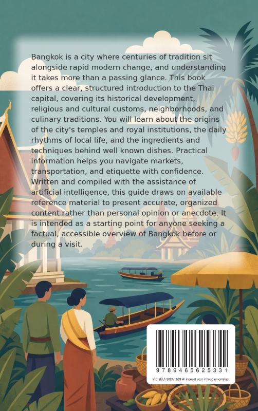 Achterkant van Discovering Bangkok