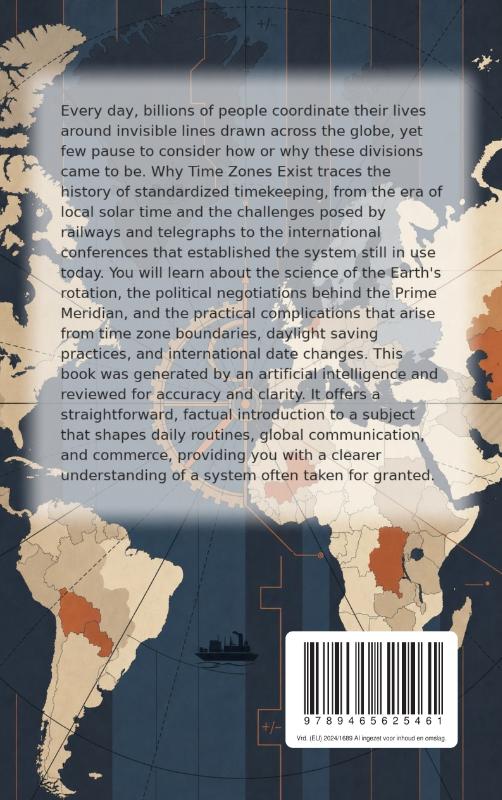Achterkant van Why Time Zones Exist
