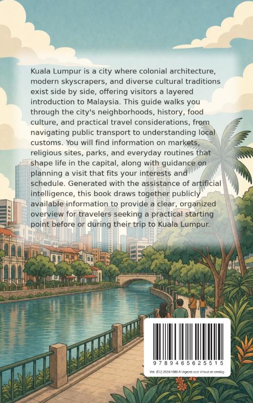 Achterkant van Discovering Kuala Lumpur