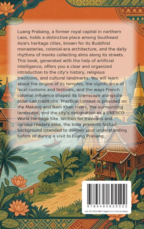 Achterkant van Discovering Luang Prabang