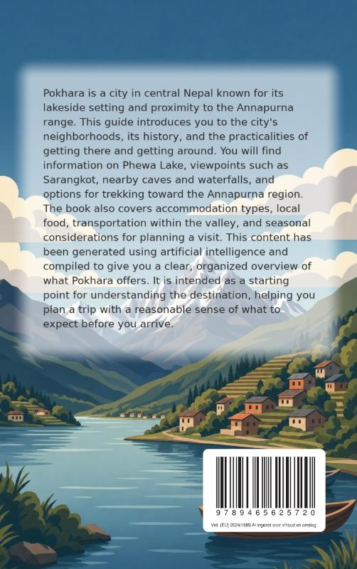 Achterkant van Discovering Pokhara
