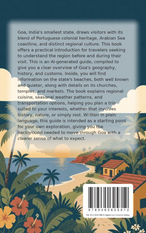 Achterkant van Discovering Goa
