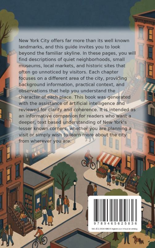 Achterkant van Discovering New York