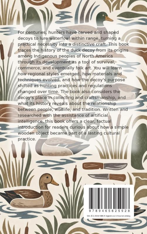 Achterkant van The Cultural History of the Duck Decoy