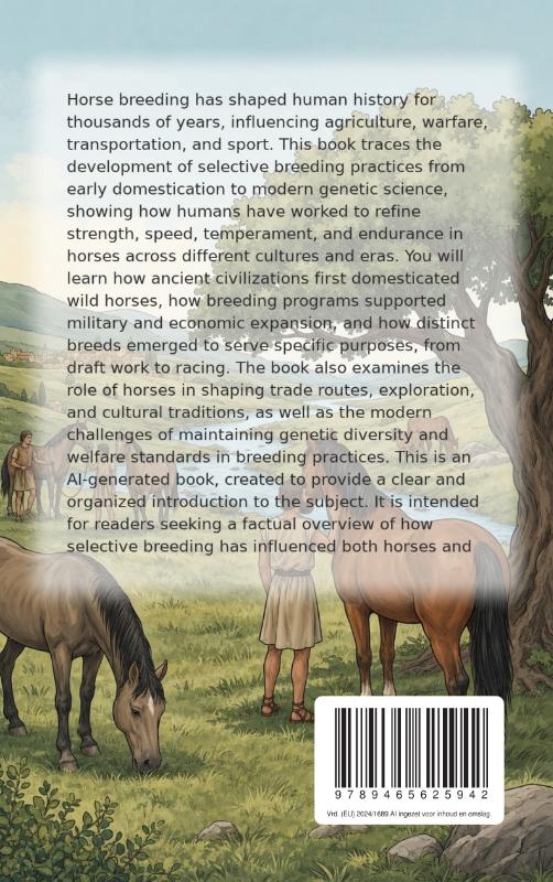 Achterkant van The History of Horse Breeding