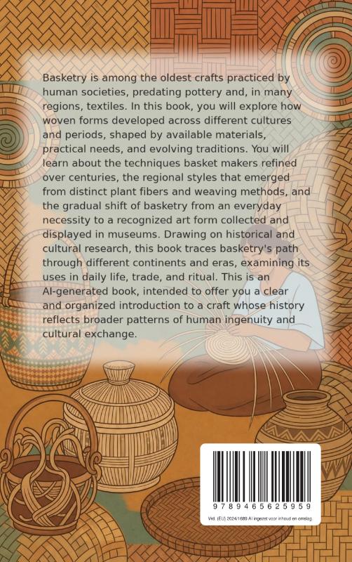 Achterkant van The History of Basketry