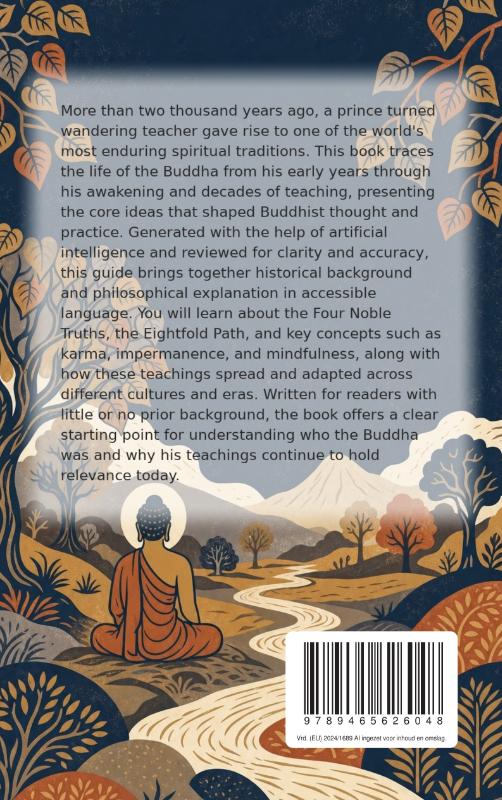 Achterkant van The Life and Teachings of the Buddha