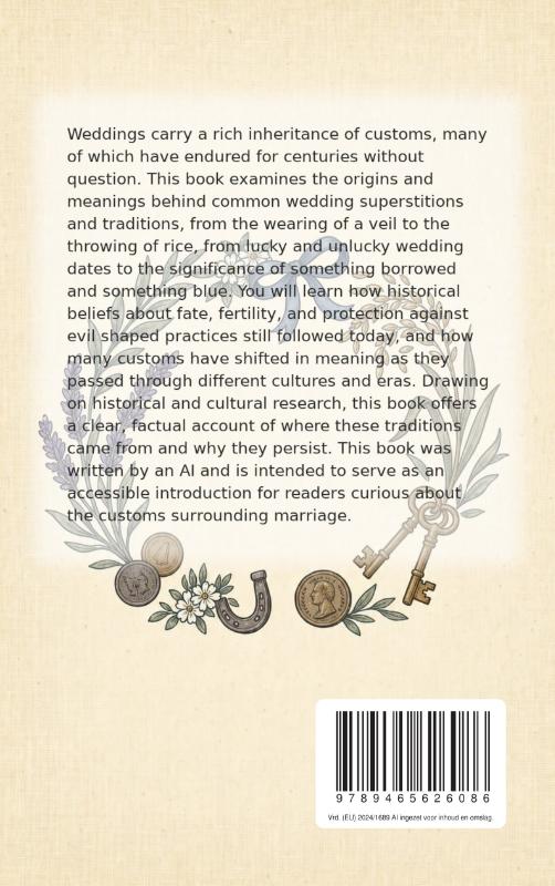 Achterkant van Superstitions About Weddings and Marriage