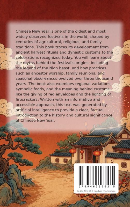 Achterkant van The History of Chinese New Year
