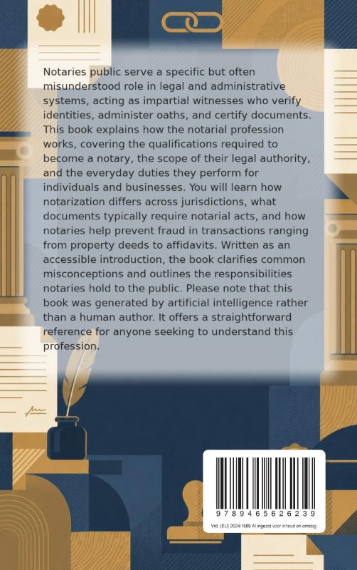 Achterkant van How the Notarial Profession Works