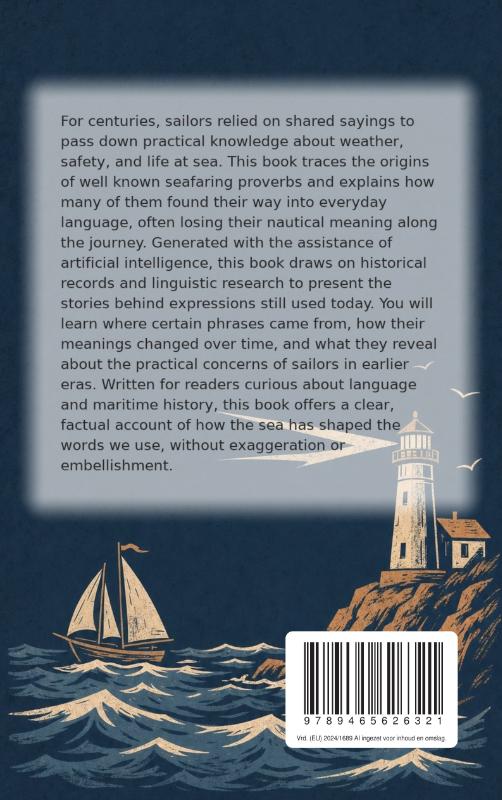 Achterkant van Seafaring Proverbs and Their Origins